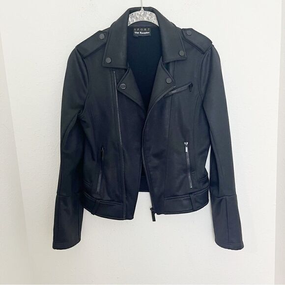 The Kooples Sport Faux Moto Jacket - Picture 5 of 10